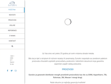 Tablet Screenshot of euroarc.hr